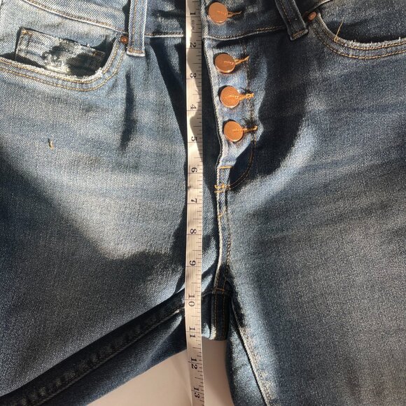 Mica womens jeans., Size 28, unique gold colored hardware - Picture 6 of 10